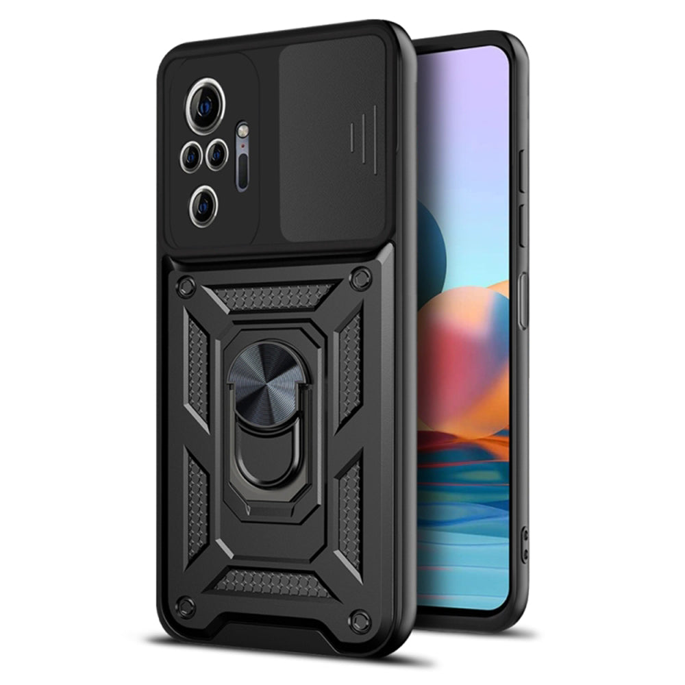 Custodia per Xiaomi Redmi Note 10 Pro Max / Note 10 Pro, Techsuit, CamShield, Nera