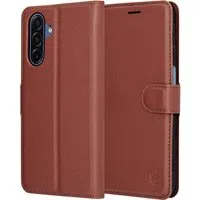 Custodia per Samsung Galaxy A17 4G / A17 5G, Techsuit, Leather Folio, Marrone — 3