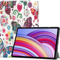 Custodia per Xiaomi Redmi Pad Pro / Pad / Pad Pro 5G, Techsuit, FoldPro Butterfly, Multicolore — 3