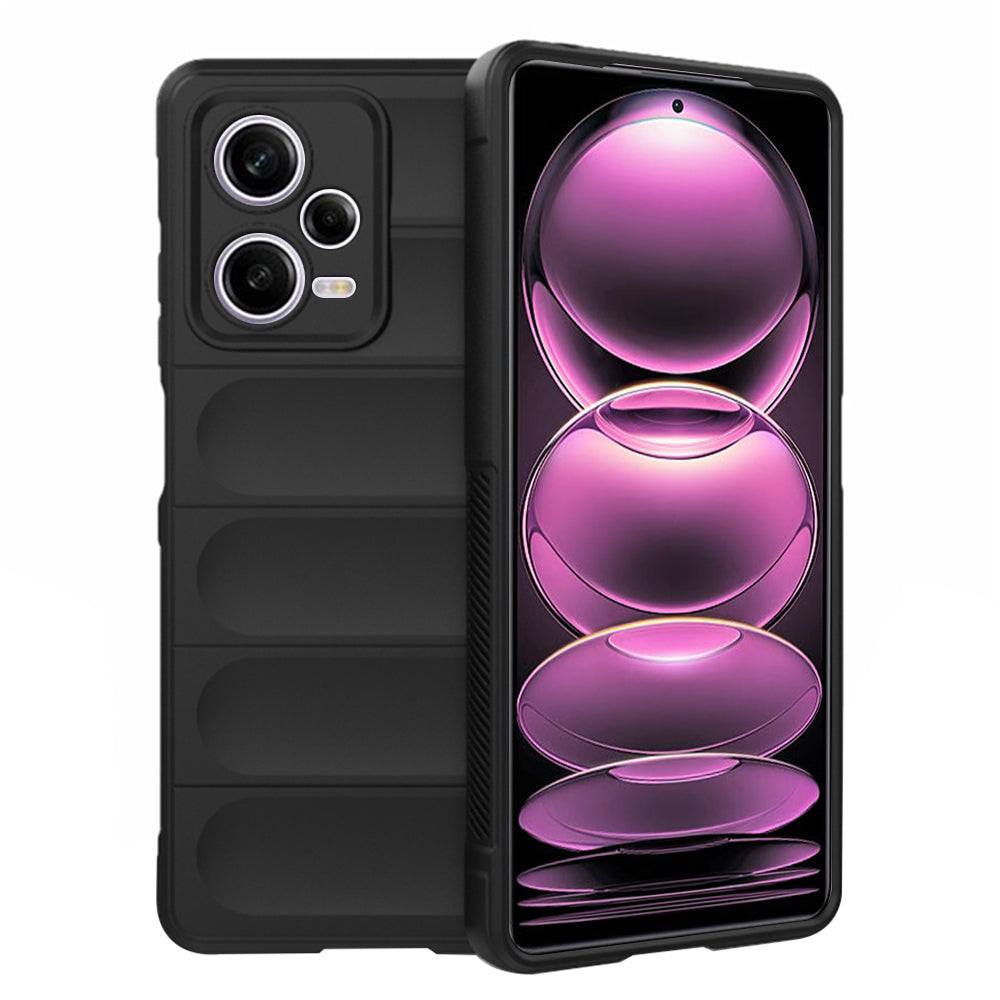 Custodia per Xiaomi Redmi Note 12 Pro 5G, Techsuit, Magic Shield, Nera