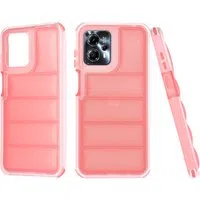 Custodia per Motorola Moto G13 / G23 / G53, Techsuit, Wave Shield, Rossa — 3