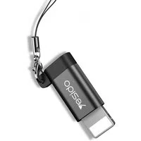 Adattatore Dati e Ricarica microUSB - Lightning Yesido GS05, Nero — 3