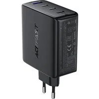 Caricabatterie da rete Acefast A94, 100W, 5A, 1 x USB-A - 3 x USB-C, Nero — 3