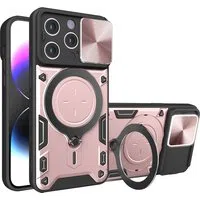 Custodia per Apple iPhone 14 Pro, Techsuit, CamGuard Pro, Rosa Dorato — 3