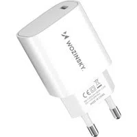 Caricatore da rete WZK WGWCCW, 20W, 3A, 1 x USB-C, Bianco — 3