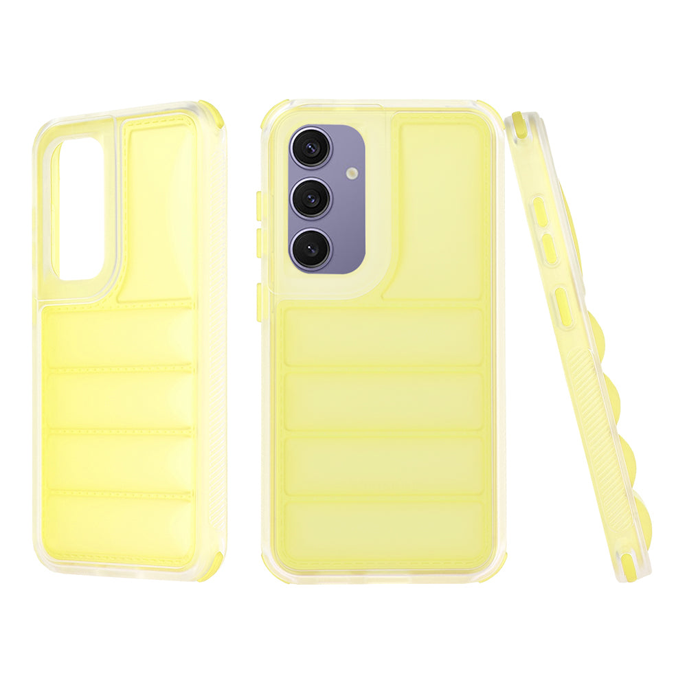 Techsuit Custodia per Samsung Galaxy S24+ S926, Techsuit, Wave Shield, Gialla