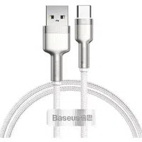 Cavo Dati e Ricarica USB-A - USB-C Baseus Cafule Metal Series, 66W, 2m, Bianco CAKF000202 — 3