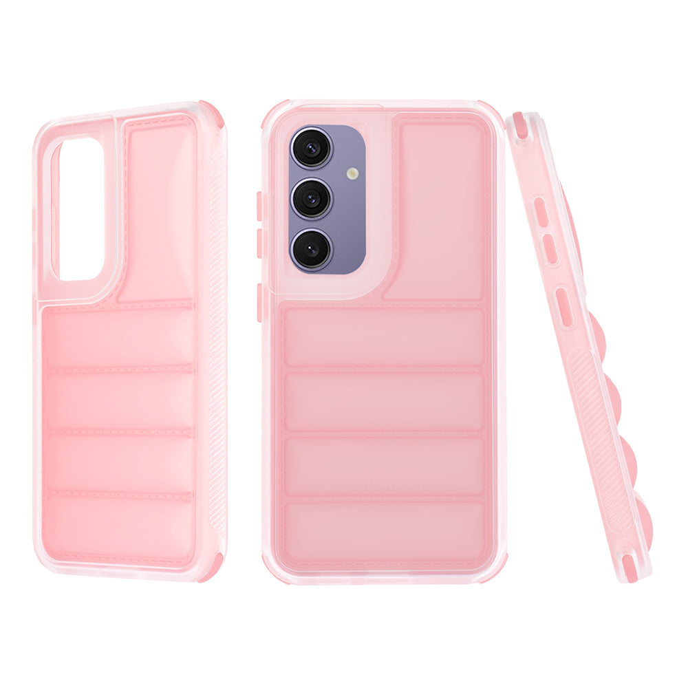 Techsuit Custodia per Samsung Galaxy S24+ S926, Techsuit, Wave Shield, Rosa