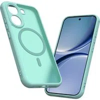 Custodia MagSafe per Xiaomi Poco X8 Pro, Techsuit, HaloFrost II, Verde Chiaro — 3