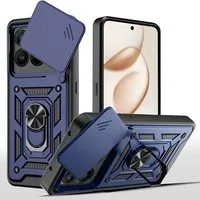 Custodia per Honor 400 Smart 4G / X7d 4G / 400 Smart 5G, Techsuit, CamShield, Blu — 3