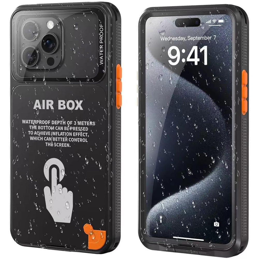 Custodia Universale Waterproof per Telefono max. 6.1 pollici, ShellBox, AirBox, Nera