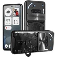 Custodia per Nothing Phone (3a), Techsuit, CamGuard Pro, Nera — 3