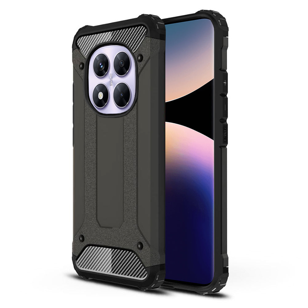 Custodia per Xiaomi Poco X7 / Note 14 Pro 5G, Techsuit, Hybrid Armor, Nera