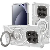 Custodia per Xiaomi Redmi Note 15 Pro 4G, Techsuit, Carbon Shield Pro, Bianca — 3