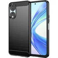 Custodia per Honor X7b 5G / 90 Smart / X7b 4G, Techsuit, Carbonio, Nera — 3