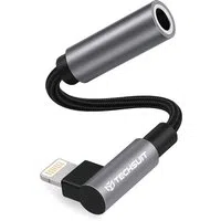 Adattatore Audio Lightning - 3.5mm Techsuit AC6 MusicDox, Grigio — 3