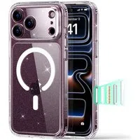 Custodia MagSafe per Apple iPhone 18 Pro Max / 17 Pro Max, ESR, Classic Hybrid Shimmer, Trasparente