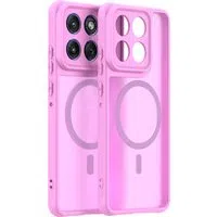 Custodia MagSafe per Motorola Edge 70, Techsuit, HaloFrost II, Rosa — 3