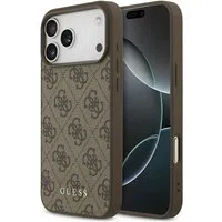 Custodia per Apple iPhone 17 Pro Max, Guess, 4G Classic, Marrone — 3