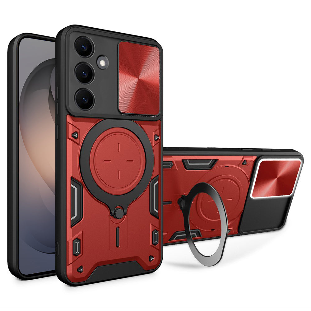 Techsuit Custodia per Samsung Galaxy S26 S942, Techsuit, CamGuard Pro, Rossa