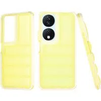 Custodia per Honor X7b 5G / 90 Smart / X7b 4G, Techsuit, Wave Shield, Gialla — 3