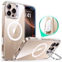 Custodia MagSafe per Apple iPhone 16 Pro, ESR, Classic Hybrid Kickstand Slide, Trasparente — 3