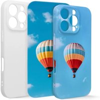 GSMnet Custodia per sublimazione Apple iPhone 16 Pro Max, OEM, Morbida, Bianca — 2
