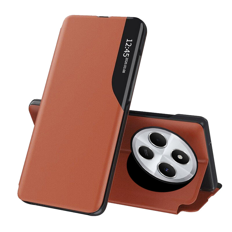 Techsuit Custodia per Xiaomi Poco C75 / Redmi 14C, Techsuit, eFold, Arancione