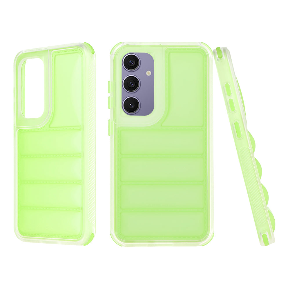 Techsuit Custodia per Samsung Galaxy S24+ S926, Techsuit, Wave Shield, Verde