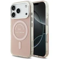Custodia MagSafe per Apple iPhone 17 Pro, Karl Lagerfeld, IML Logo RSG, Rosa — 3