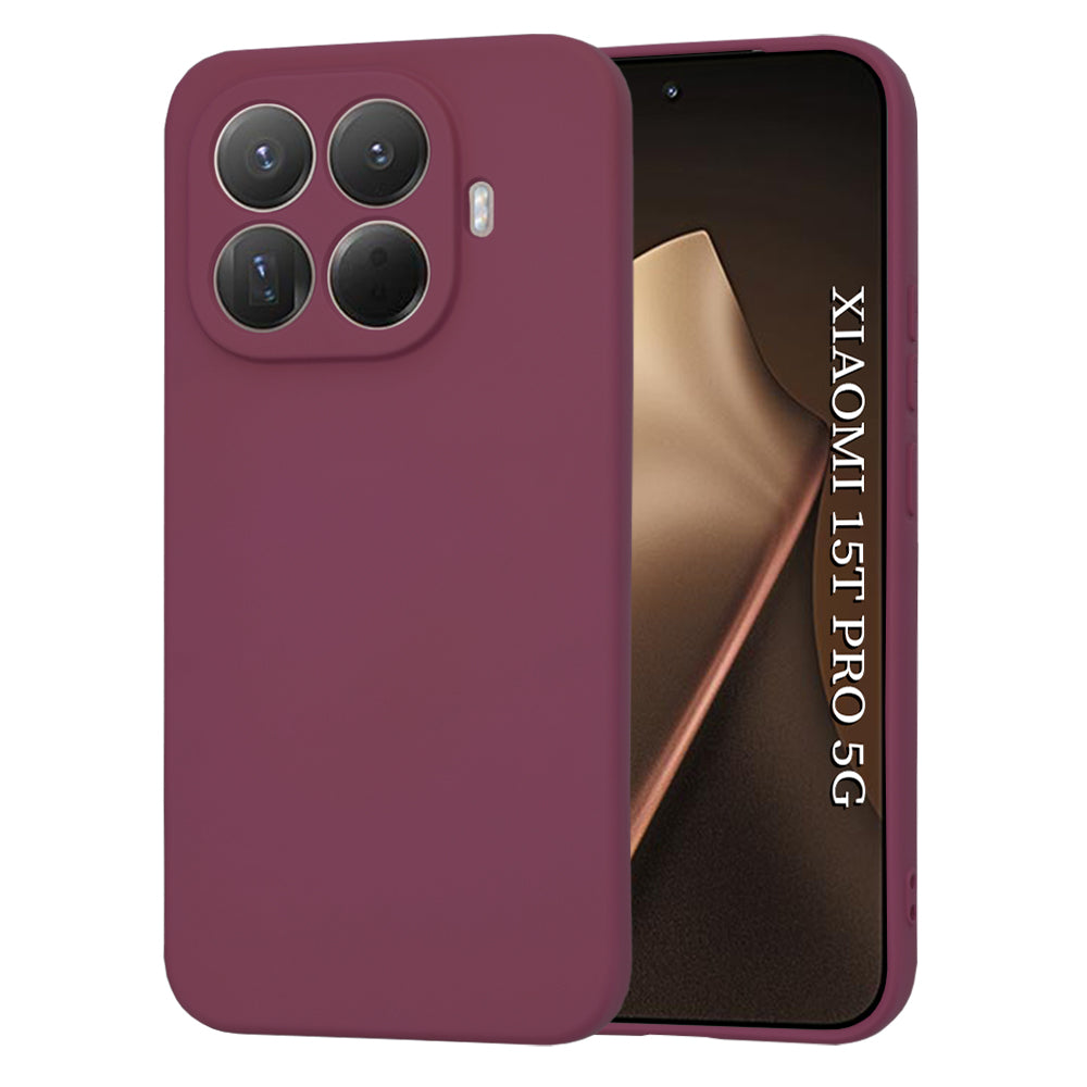 Techsuit Custodia per Xiaomi 15T Pro, Techsuit, SoftFlex, Ciliegia