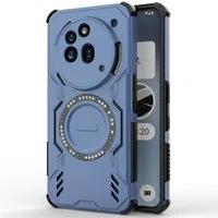 Custodia MagSafe per Nothing Phone (3a) Pro, Techsuit, ArmorMag, Blu — 3