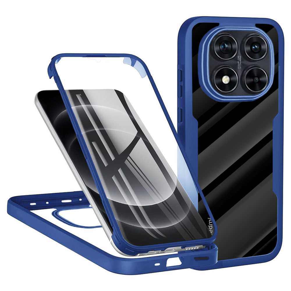 Custodia per Xiaomi Redmi Note 14 Pro+ 5G / Note 14 Pro 5G / Poco X7, Techsuit, ColorVerse 360, Blu