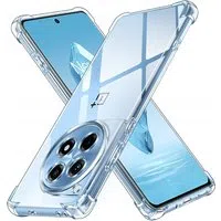 Custodia per OnePlus 12R, Techsuit, Shockproof Clear, Trasparente — 3