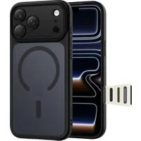 Custodia MagSafe per Apple iPhone 17 Pro, Tech-Protect, MagPeak, Nero Opaco — 3