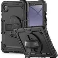 Custodia per Samsung Galaxy Tab A11 / Tab A9, Tech-Protect, Solid360, Nera — 3