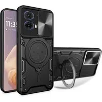 Custodia per Motorola Moto G85, Techsuit, CamGuard Pro, Nera — 3