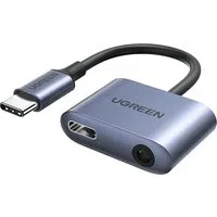 Adattatore Audio USB-C - 3.5mm / USB-C UGREEN CM231, Grigio — 3