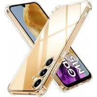 Custodia per Samsung Galaxy M15, Techsuit, Shockproof Clear, Trasparente — 3