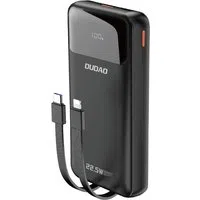 Batteria Esterna Dudao K15Pro, 20000mAh, 22.5W, QC + PD, 1 x Lightning - 1 x USB-A - 2 x USB-C, Nera — 3