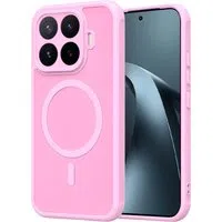 Custodia MagSafe per Xiaomi 17T Pro, Techsuit, HaloFrost II, Rosa — 3