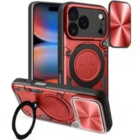 Custodia per Apple iPhone 17 Pro Max, Techsuit, CamGuard Pro, Rossa — 3