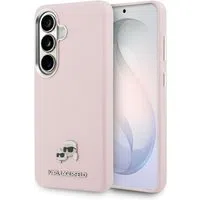 Custodia MagSafe per Samsung Galaxy S26 S942, Karl Lagerfeld, Karl & Choupette Head's Pin, Rosa — 3
