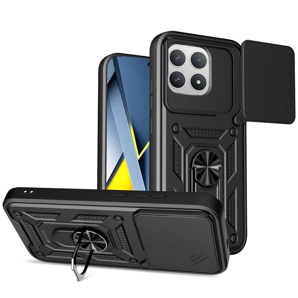 Techsuit Custodia per Xiaomi Poco F8 Pro, Techsuit, CamShield, Nera