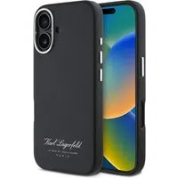 Custodia per Apple iPhone 16, Karl Lagerfeld, RSG, Nera — 3