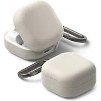 Custodia Ringke per Samsung Galaxy Buds4 / Buds4 Pro, Crema — 3