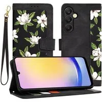 Custodia per Samsung Galaxy A25 A256, Techsuit, FlipCraft, Nera — 3