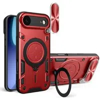 Custodia per Apple iPhone 17 Air, Techsuit, CamGuard Pro, Rossa — 3