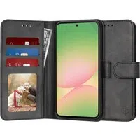 Custodia per Samsung Galaxy A56 A566, Techsuit, Diary Book, Nera — 3