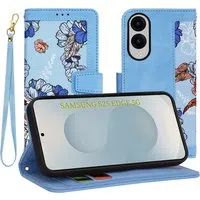Custodia per Samsung Galaxy S25 Edge S937, Techsuit, FlipCraft, Blu — 3